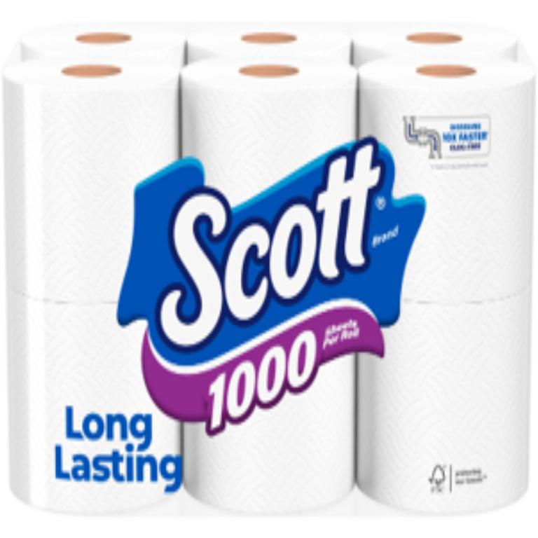 $2 off 2 on TWO (2) Scott® 1000 6ct+ or Scott® ComfortPlus 12 Family Rolls+ or Scott ComfortPlus Lavender 6 Family Roll+