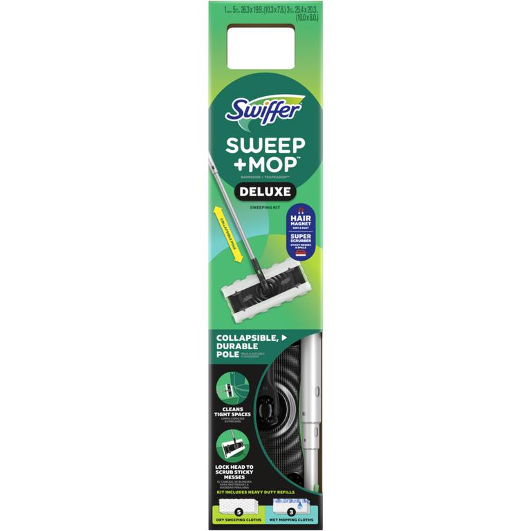 $5 off 1 ONE Swiffer Sweeper Deluxe Starter Kit (excludes trial/travel size).