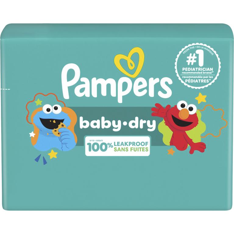 $3 off 2 TWO Jumbo BAGS Pampers Baby Dry Diapers.