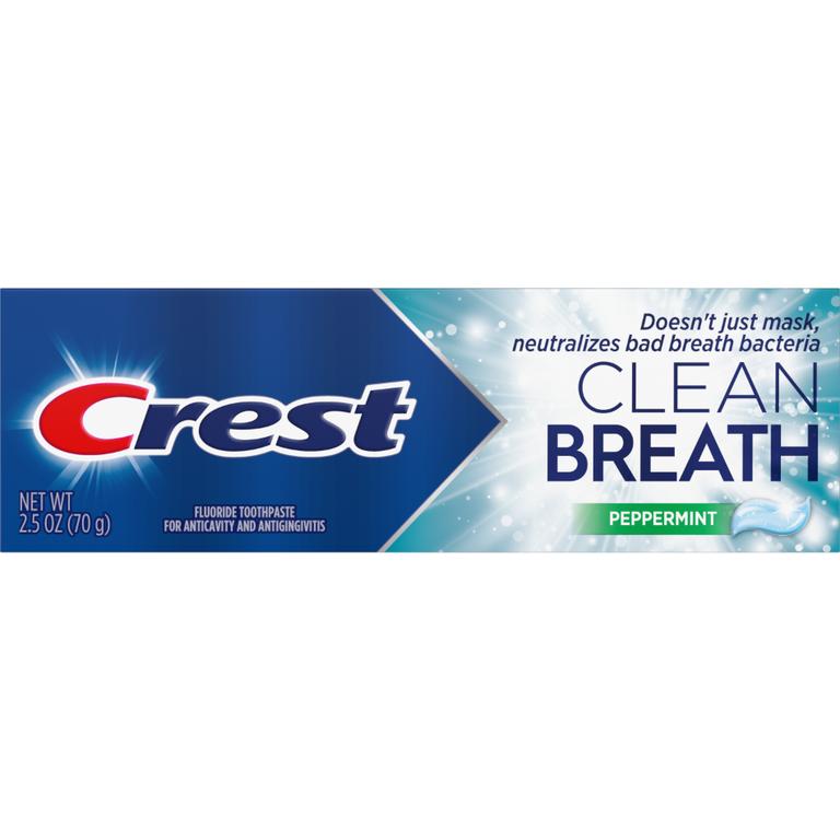 $1 off 1 ONE Crest Clean Breath 2.5oz or smaller toothpaste (excludes all other variants, kids and trial/ travel size).