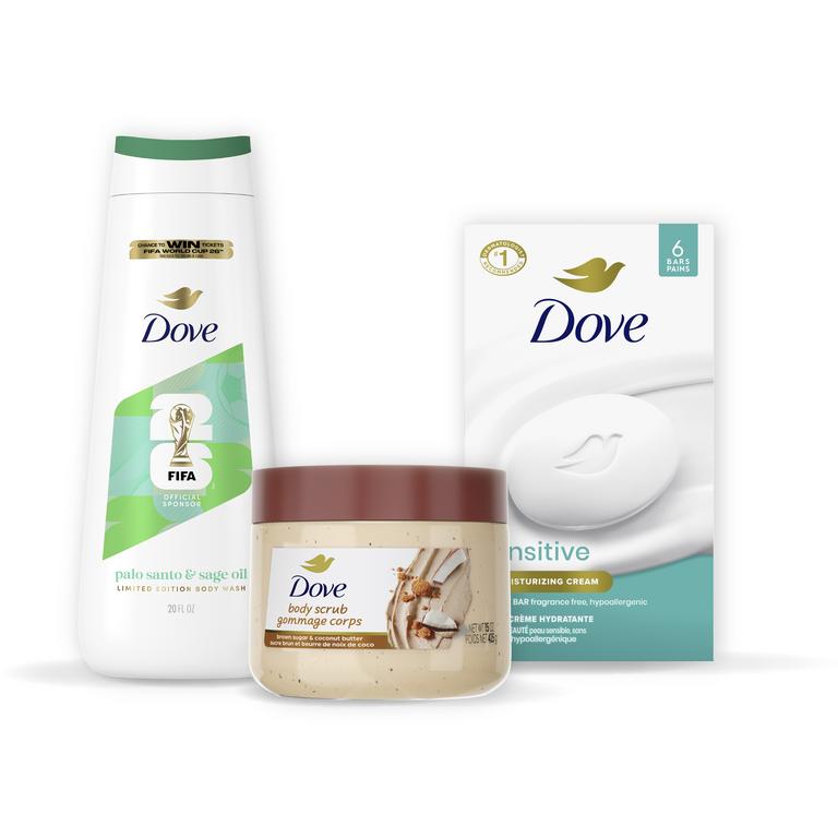 $5 off 2 on select TWO (2) Dove Body Washes (10.3oz+), Bars (4ct+), Scrubs (15oz+) (excludes items and sizes not listed)