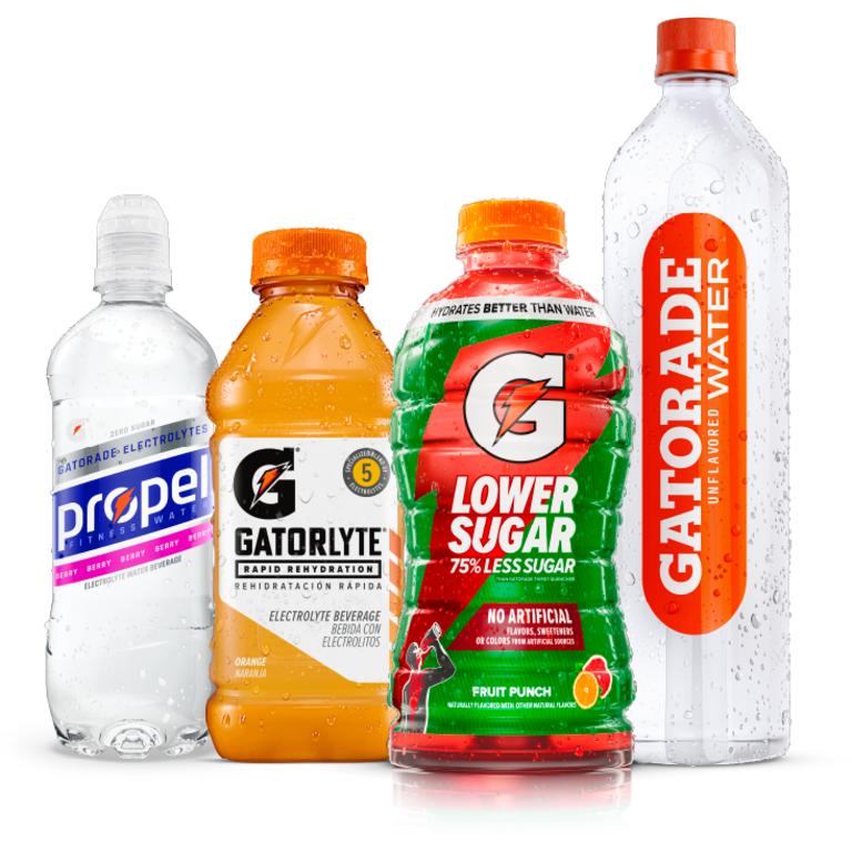 $1 off 2 WHEN YOU BUY TWO (2) SINGLE SERVE 28oz GATORADE®, 20oz GATORLYTE®, 20oz PROPEL®, or 1L GATORADE WATER