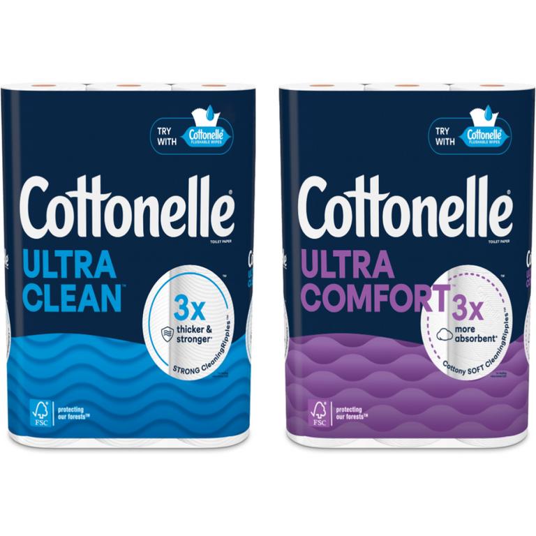 $2 off 2 on any TWO (2) Cottonelle® Toilet Paper (4 mega roll pack or larger)