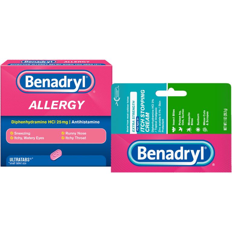 $2 off 1 on any ONE (1) BENADRYL® product (excludes trial/travel sizes)