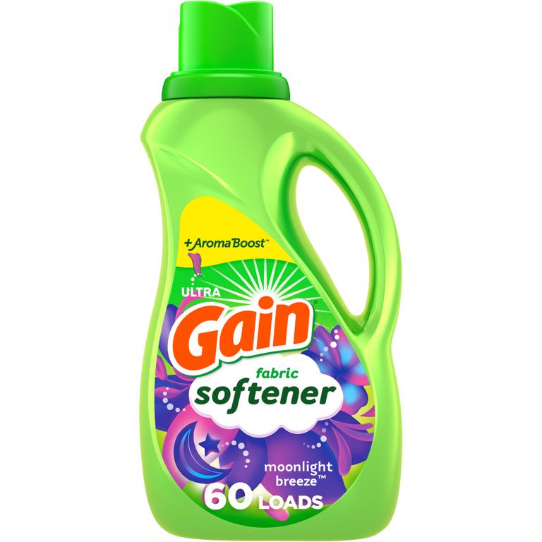 $1 off 1 ONE Gain Liquid Fabric Softener 44 oz (excludes Gain Rinse, Gain Flings, Gain Ultra Flings, Gain Liquid/Powder Laundry Detergent and trial/travel size).