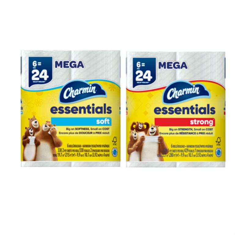 $1 off 1 ONE Bounty, Charmin or Puffs Paper Products Select Varieties