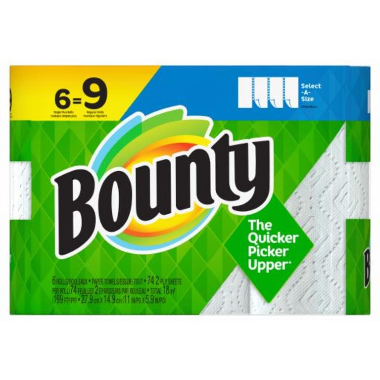 $1 off 1 ONE Bounty Paper Towels 6 Pack
