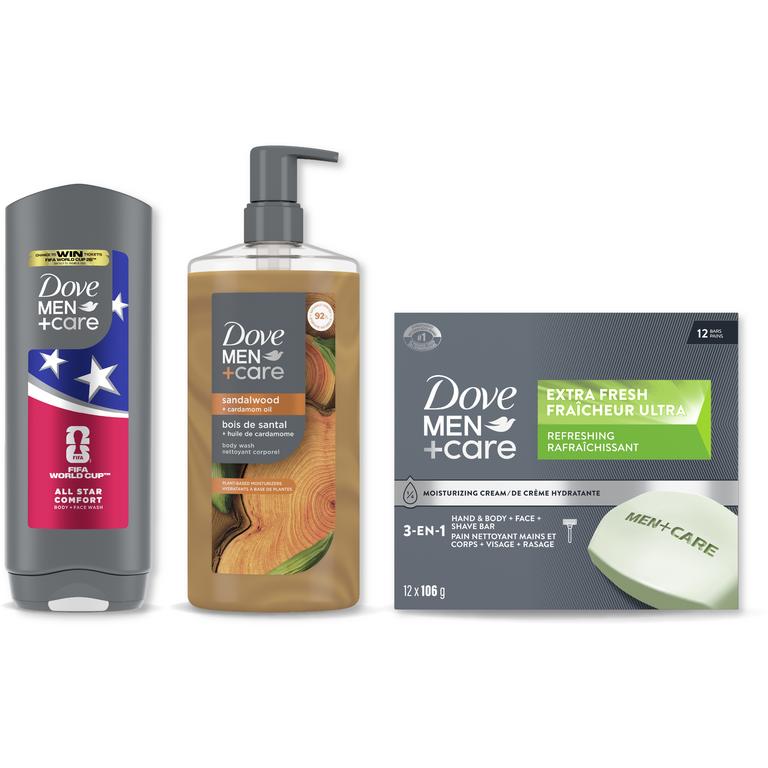 $5 off 2 on any TWO (2) Dove Men+Care Body Washes 18oz+ (incl. Plant Powered varieties) and Bars 4ct+