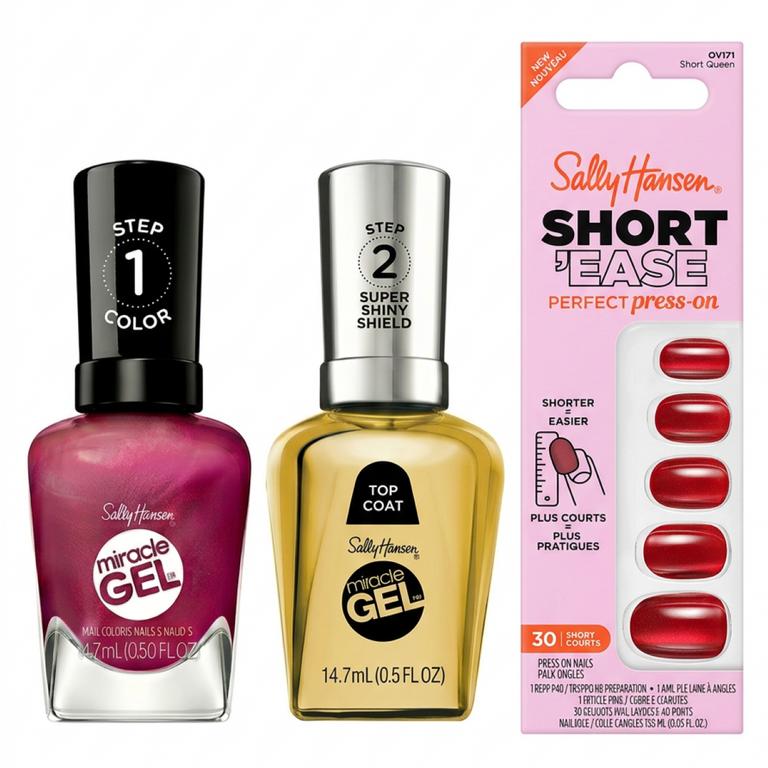 $2 off 1 on any ONE (1) Sally Hansen® Miracle Gel™ or Perfect Press-On Nail or Perfect Brush-On product