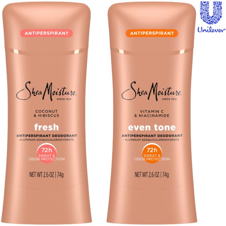 $4 off 1 On ONE (1) Shea Moisture stick deodorant.