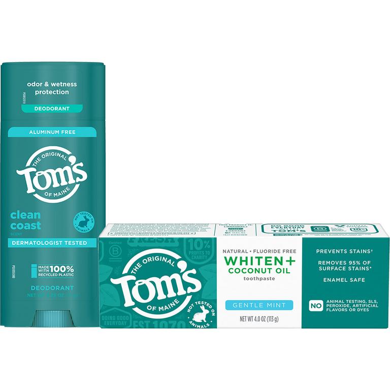 $2 off 1 On any ONE (1) Tom's of Maine Toothpaste or Deodorant