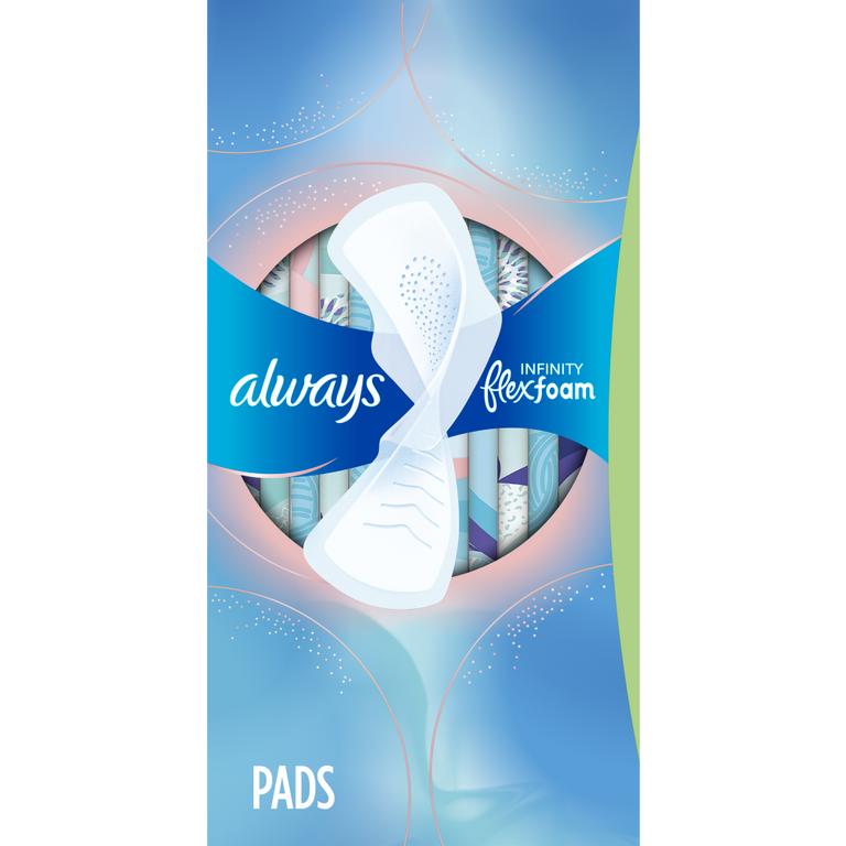 $2 off 2 TWO Always Infinity Pads (38ct - 50ct) (excludes Always Radiant, Pocket & Pure Cotton).