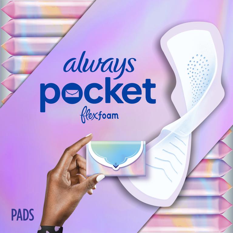 $2 off 2 TWO Always Pocket Pads (10ct -12ct) (excludes Always Infinity, Radiant & Pure Cotton).