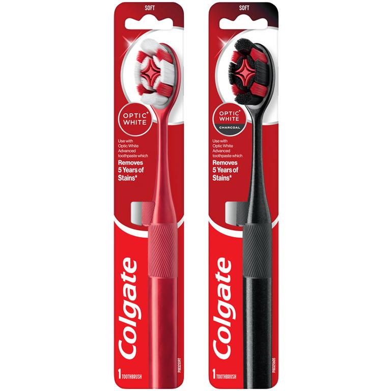$3 off 1 On any ONE (1) Colgate Optic White Manual Toothbrush