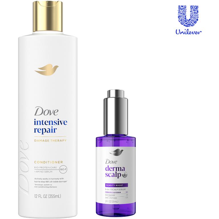 $4 off 2 on TWO (2) Dove hair care select varieties.