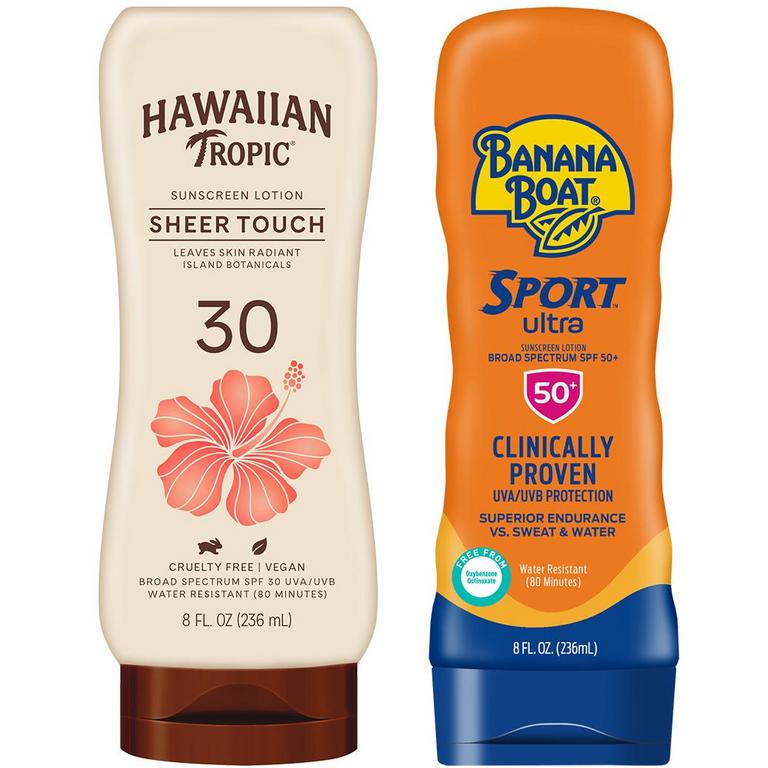 $2 off 1 on ONE (1) Banana Boat® or Hawaiian Tropic® Sun Care Product (excludes 1 oz., 1.8 oz., 2 oz., lip balm & trial sizes)