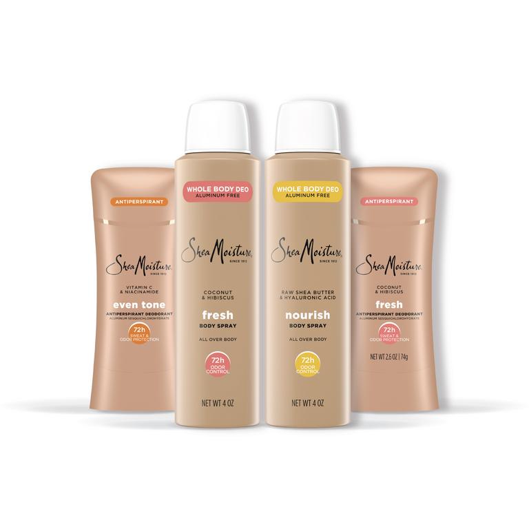 $4 off 1 on any ONE (1) SheaMoisture® 2.6oz Deodorant, 2.6oz Antiperspirant or Whole Body item