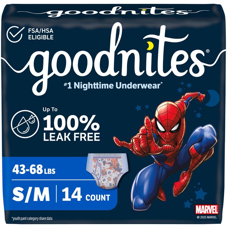 $3 off 2 Off any TWO (2) Goodnites 9-14ct packs