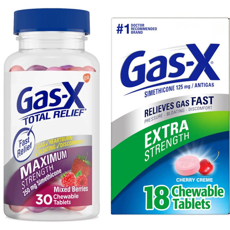 $1.50 off 1 on any ONE (1) Gas-X product (18ct. or larger)
