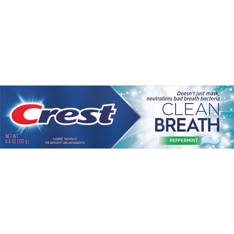 $3 off 1 ONE Crest Clean Breath 4.6oz or larger toothpaste (excludes all other variants, kids and trial/ travel size).