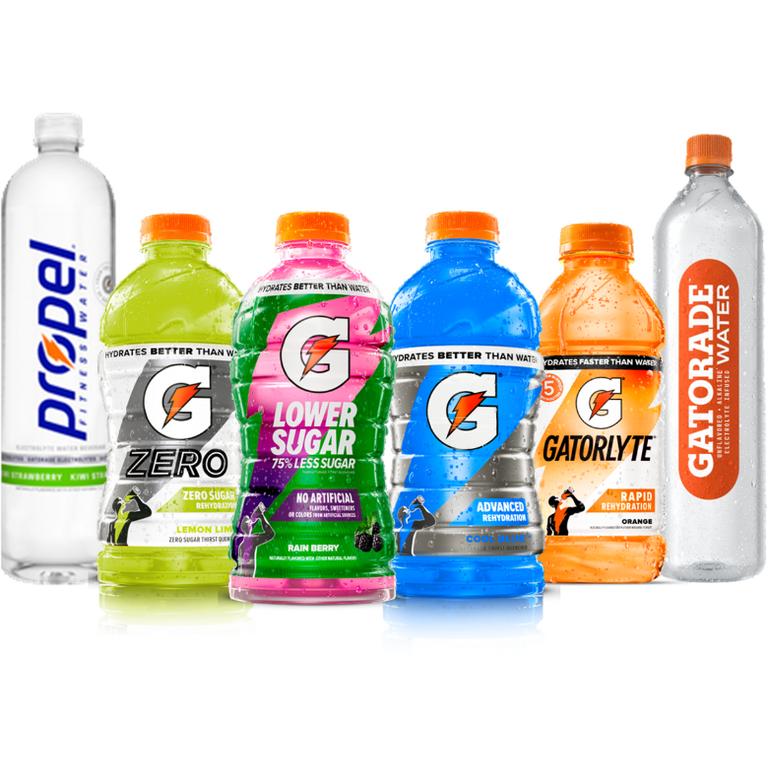 $1 off 3 When you buy any THREE (3) participating Gatorade® 24oz & 28oz, Gatorlyte® 20oz, LifeWtr® 1L, Propel® 1L, Gatorade® Water 1L, or Muscle Milk® 14oz