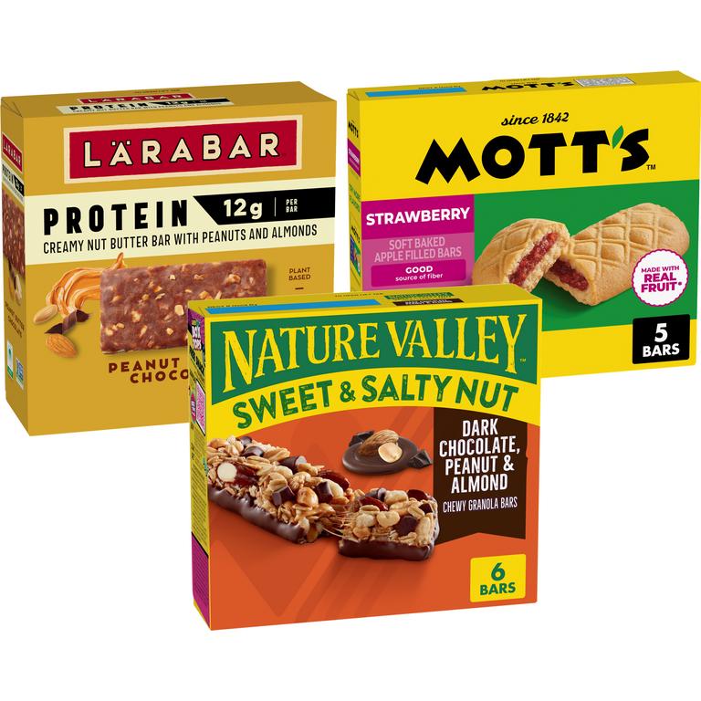 $0.50 off 2 When you buy TWO(2) BOXES any flavor/variety 4 COUNT OR LARGER Nature Valley™, Fiber One™, Protein One, General Mills Cereal Bars, Mott’s® Bars, Chex Mix™ Bars, LÄRABAR™ Bars, GHOST® Bars OR