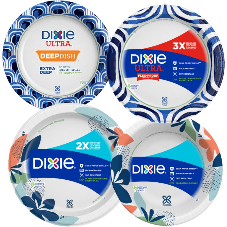 $1.25 off 2 any TWO (2) packages of Dixie® Ultra or Dixie® Plates and Bowls