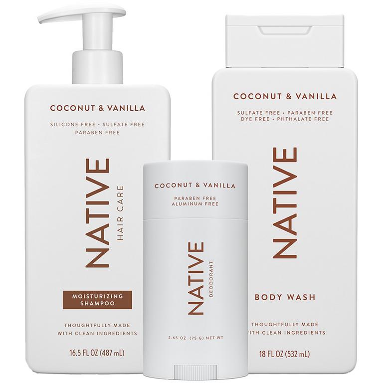$3 off 2 TWO Native Products (excludes Deodorant Spray, Liquid Hand Soap, and trial/travel size).