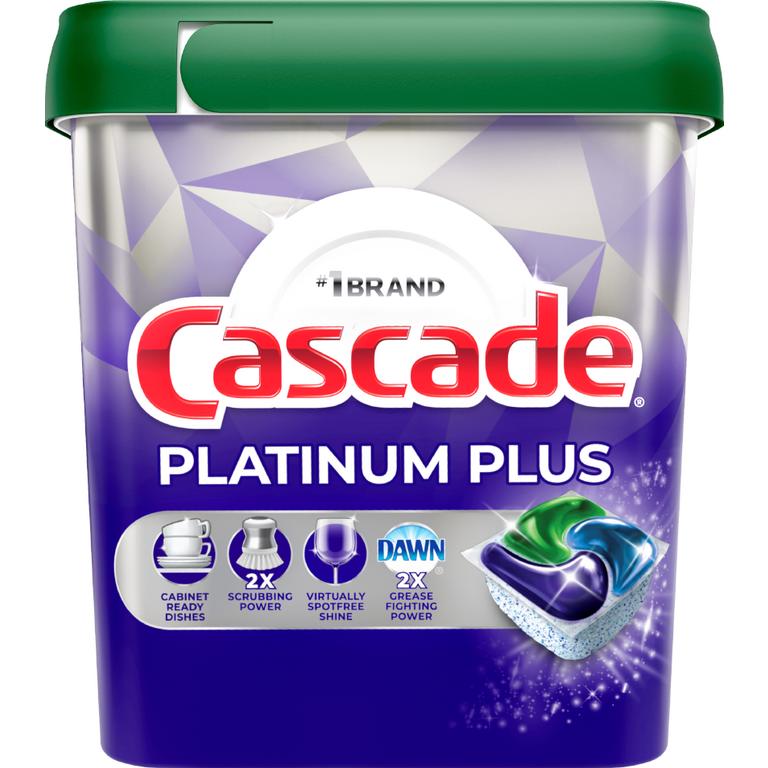 $3 off 1 Cascade Platinum Plus 22ct, Platinum 28ct, OR Complete 38ct Dishwasher Detergent (exclude travel/trial size).