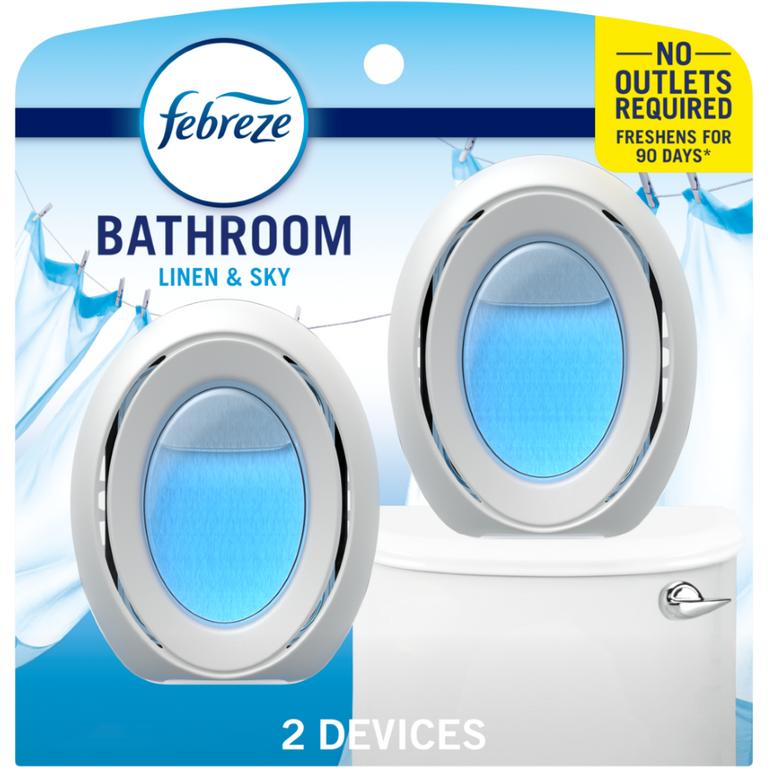 $3 off 1 ONE Febreze Bathroom 2ct or 3cts (excludes trial/travel size).