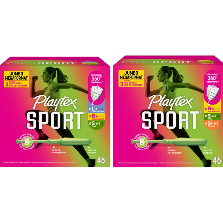 $1 off 1 on any ONE (1) Playtex® Sport® 18ct. - 48ct.