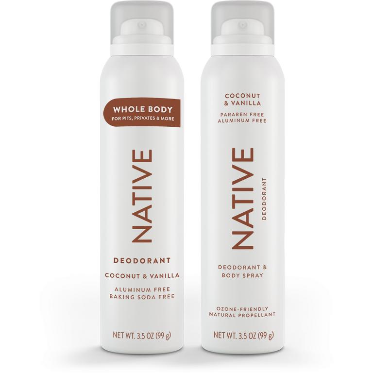 $3 off 1 ONE Native Deodorant Spray Product (excludes trial/travel size).