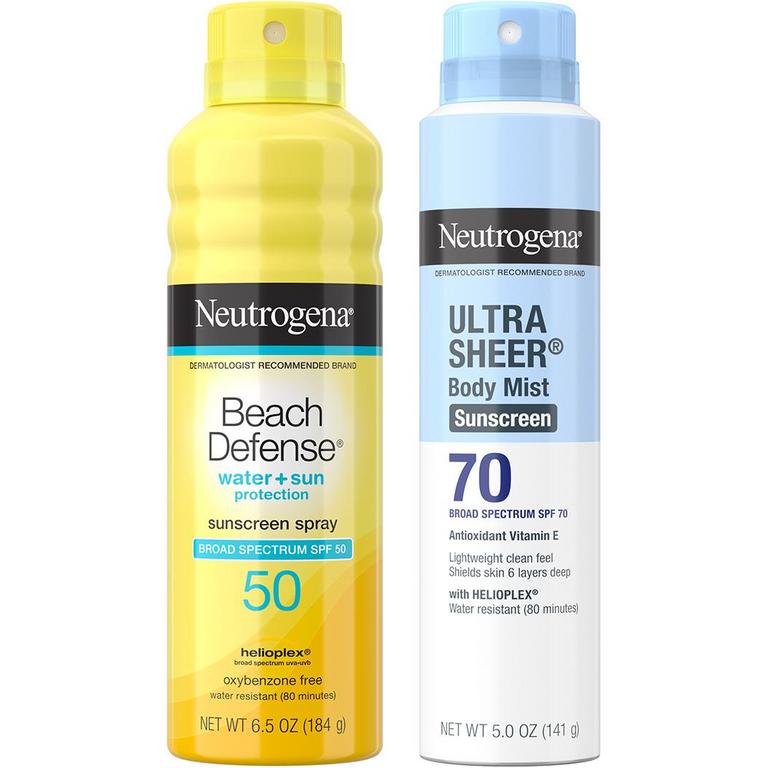 $5 off 2 on any TWO (2) NEUTROGENA® Sun or AVEENO® Sun products (excludes travel & trial sizes)