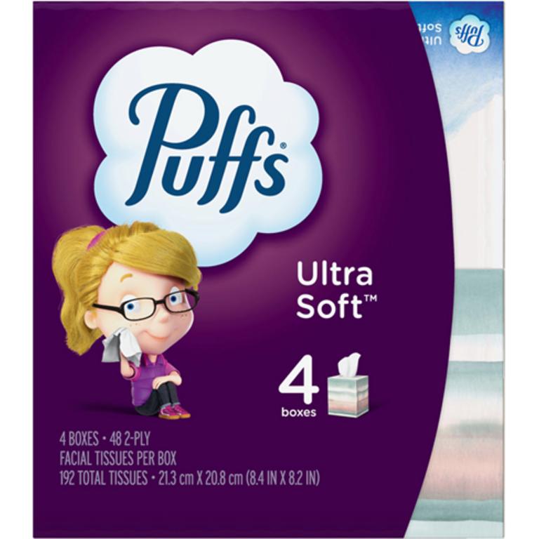 $1 off 1 ONE Puffs Facial Tissue 4-Pack Select Varieties