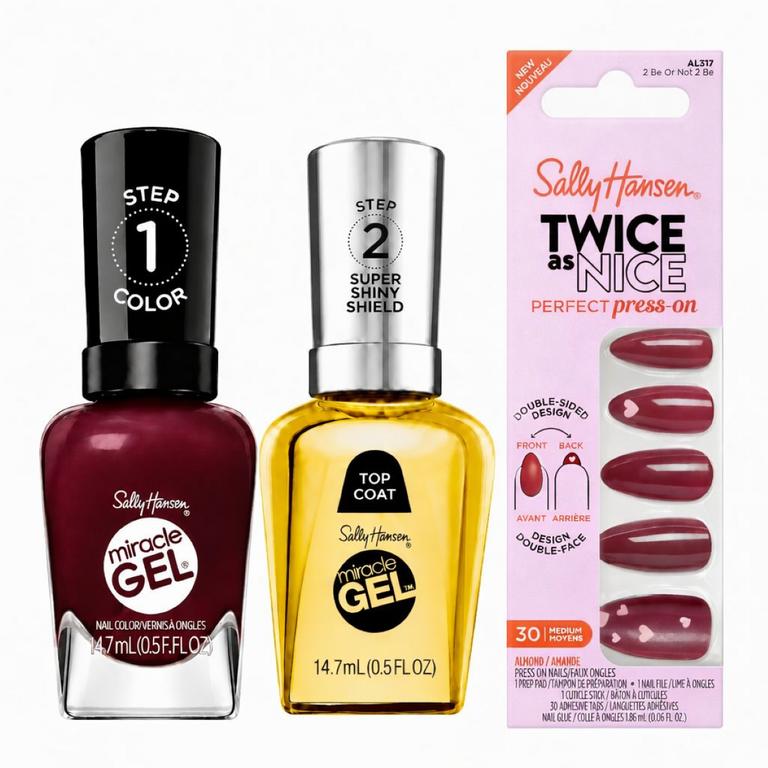 $2 off 1 on any ONE (1) Sally Hansen® Miracle Gel™ or Perfect Press-On Nail or Perfect Brush-On product