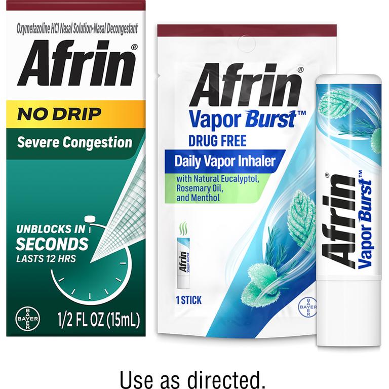 $2 off 1 on any ONE (1) Afrin® 15ml, Daily Saline or Inhaler