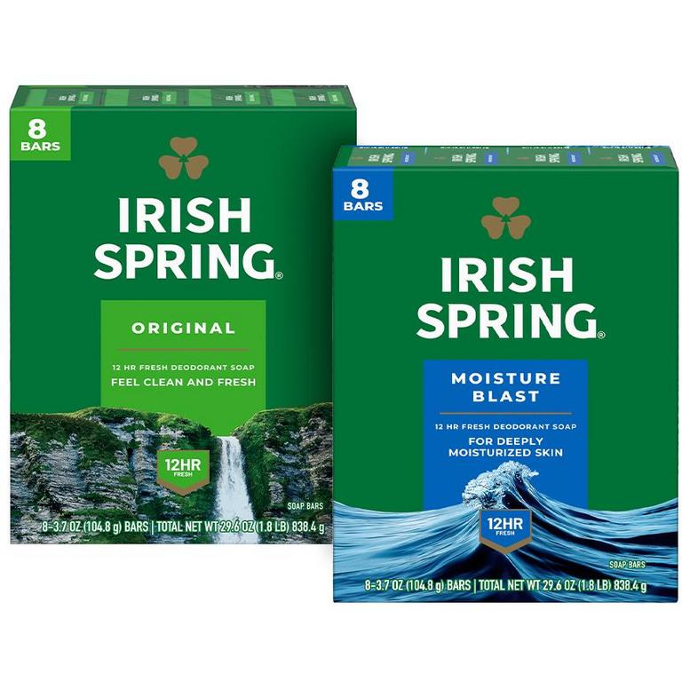 $2 off 1 On any ONE (1) Irish Spring Bar Soap Multipack (6ct or larger)
