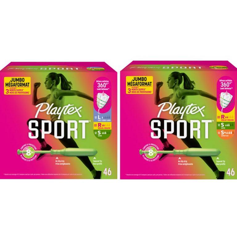 $1 off 1 on any ONE (1) Playtex® Sport® 46ct. - 48ct.