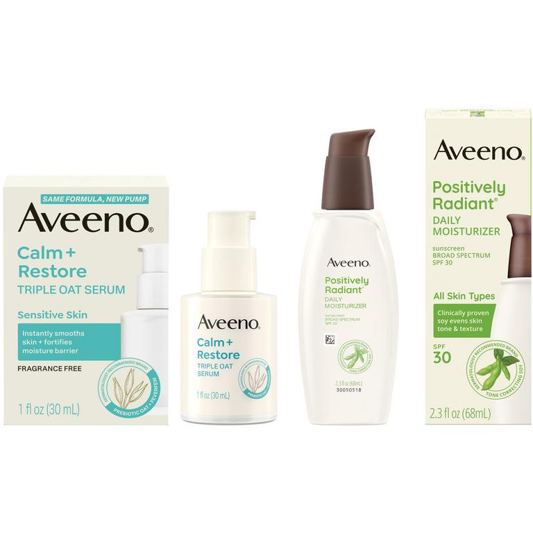 $5 off 1 on any ONE (1) AVEENO® Facial Moisturizer, Serum or Treatment (excludes trial/travel sizes)