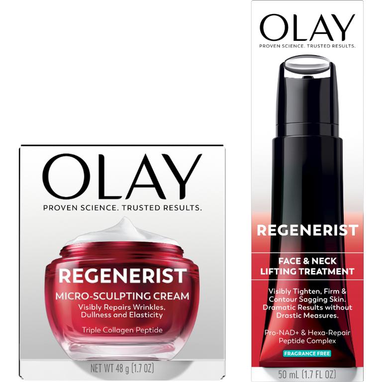 $10 off 2 TWO Olay Facial Moisturizer, Eye or Serum (excludes Super Collection, Complete, Active Hydrating, Total Effects, Age Defying, and Mini/trial/travel).
