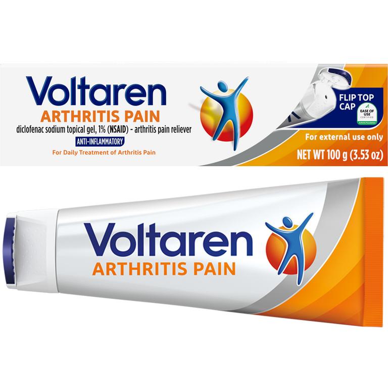 $4 off 1 on any ONE (1) Voltaren Arthritis Pain Gel 100g or larger