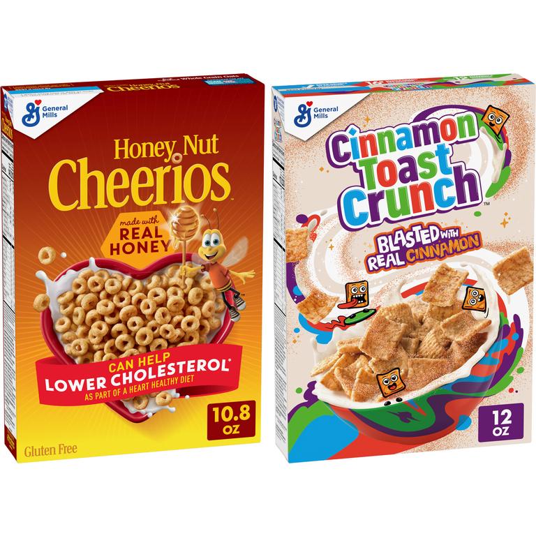 $1 off 2 When you buy TWO(2) PACKAGES any flavor General Mills cereal or granola listed: Cheerios™, Cinnamon Toast Crunch™, Lucky Charms™, Reese’s Puffs, Chex™, Cocoa Puffs™, Trix™, Cookie Crisp™,