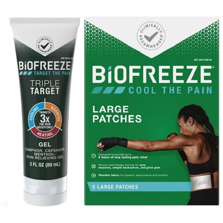 $2 off 1 on Any ONE (1) Biofreeze® Triple Target or Patch product (excludes Biofreeze® Patch 1 ct)