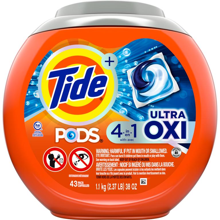 $4 off 1 ONE Tide PODS Laundry Detergent 43-57 ct (excludes 35 ct) OR Tide Power PODS 32 ct (excludes Tide Rinse, Tide Liquid/Powder Laundry Detergent, Tide Simply and trial/travel size).