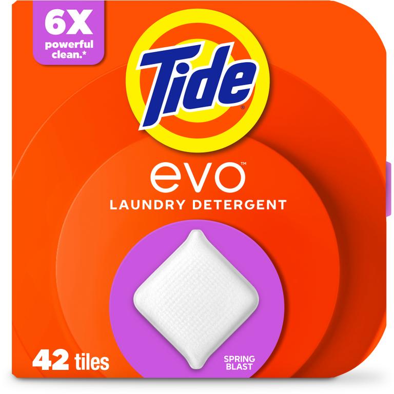 $3 off 1 ONE Tide EVO Laundry Detergent 42 ct (excludes trial and travel size).