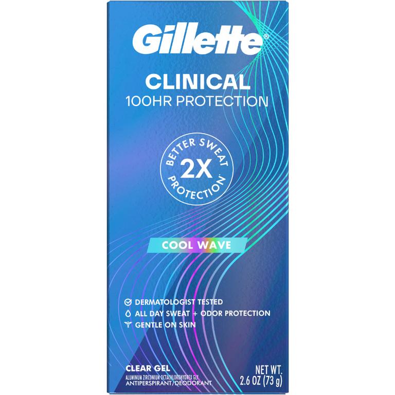 $5 off 2 TWO Gillette Clinical Antiperspirant or Deodorant (excludes trial/travel size).