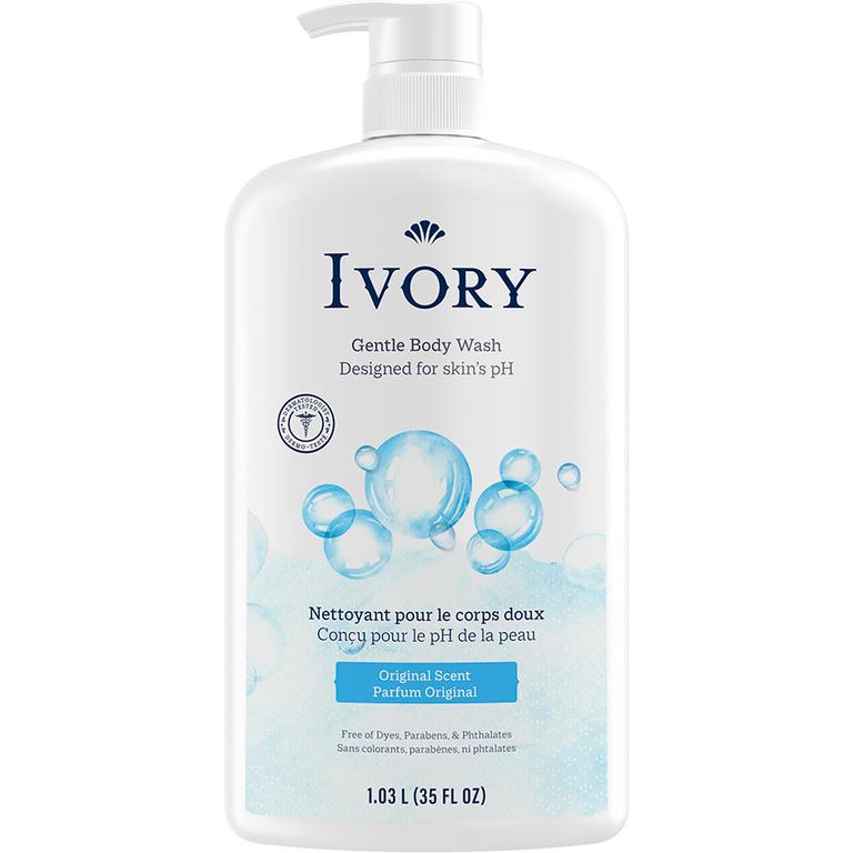$2 off 2 TWO Ivory Body Wash 27oz or Larger (Gentle or Moisturizing) OR Bar Soap 4ct or Larger.