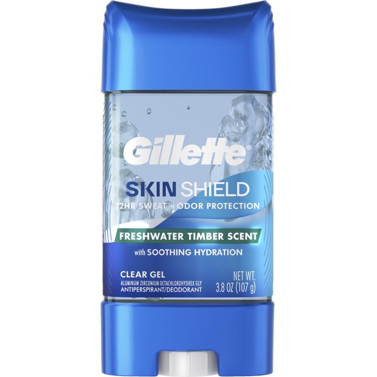 $4 off 2 TWO Gillette SkinShield Clear Gel 3.8oz Antiperspirant/Deodorant.