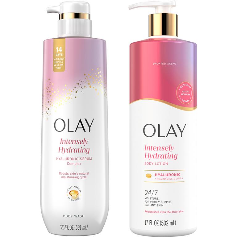 $5 off 2 TWO Olay Body Wash 28oz, Body Wash 20oz OR Olay Hand & Body Lotion 17oz (excludes Indulgent Moisture Body Wash 20oz and trial/travel size).