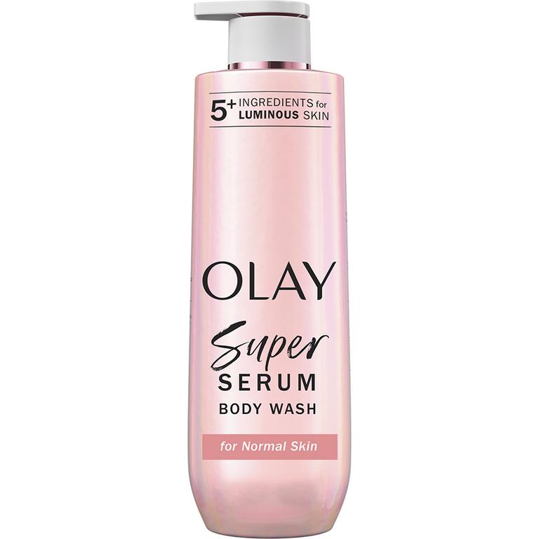 $7 off 2 TWO Olay Super Serum 18.5oz Body Wash, Olay Super Serum 20oz Body Wash, Olay Super Serum 28oz Body Wash, Super Serum Hand & Body Lotion 17oz, Super Serum Cream 10oz OR Super Serum Oil 4oz (excludes trial/travel size).